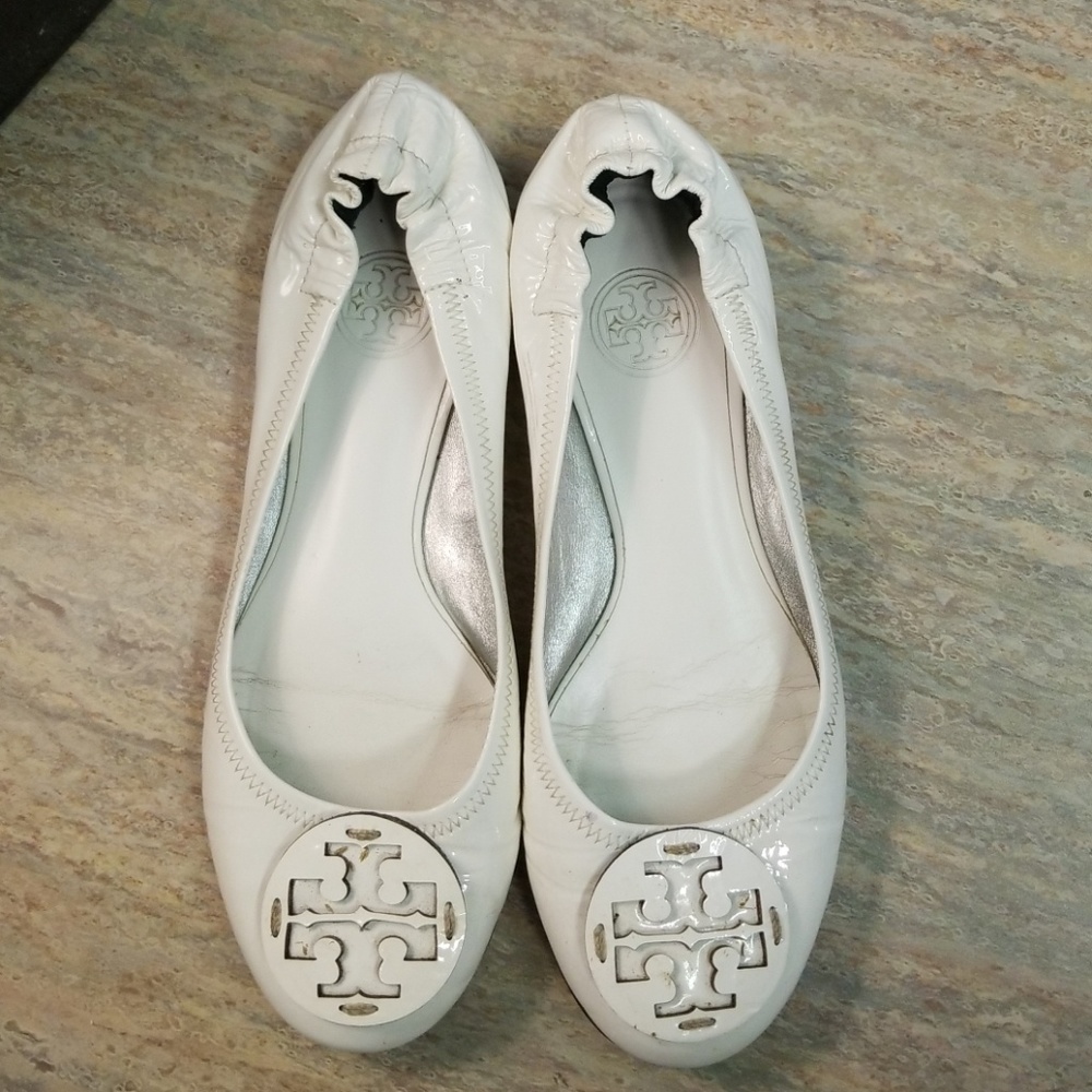 Tory Burch ballet flats Size 7 White